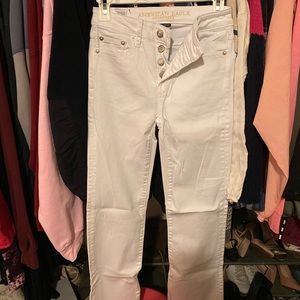 American eagle  high rise crop flare jeans